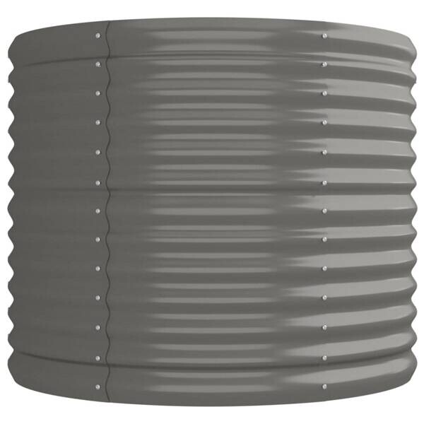 Hochbeet grau Stahl B/H/L: ca. 80x68x224 cm