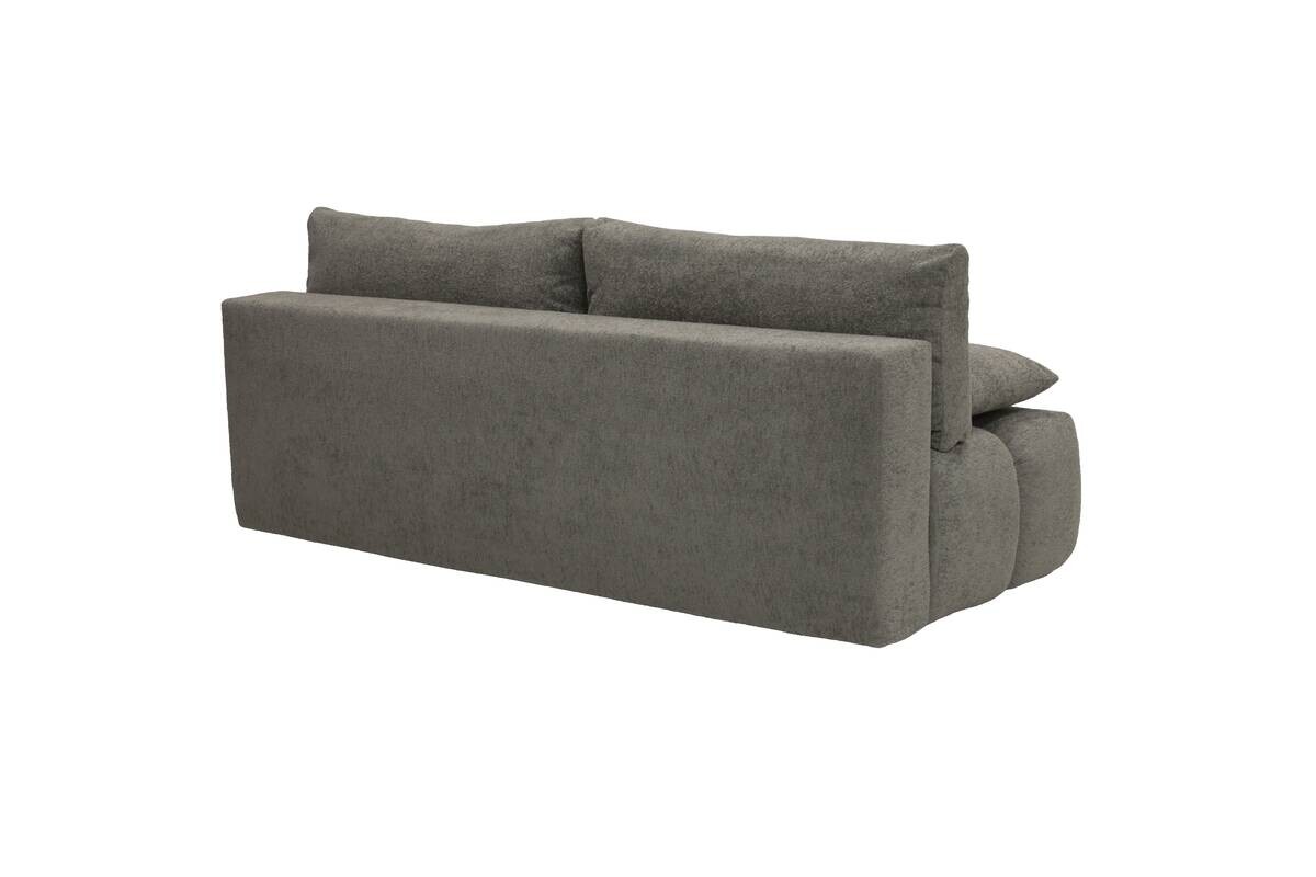 Schlafsofa dunkelgrau Polyester B/H/T: ca. 210x72x105 cm