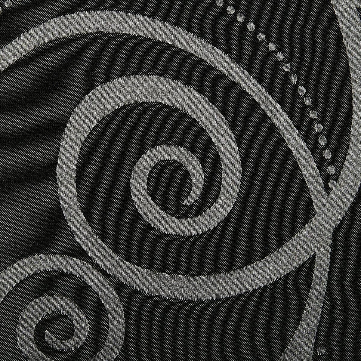 silver edition Dekovorhang Triest schwarz B/H: ca. 140x175 cm