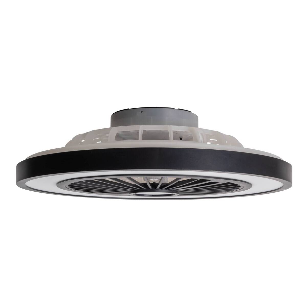 Näve Leuchten Deckenleuchte 1408622 schwarz Metall Kunststoff B/H/T: ca. 54x16x54 cm null 3 Brennstellen