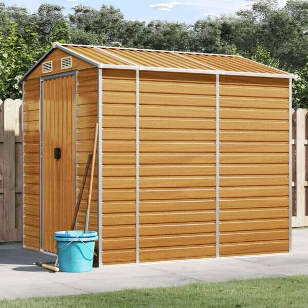 vidaXL Gartenhaus braun B/H/T: ca. 191x198x215 cm