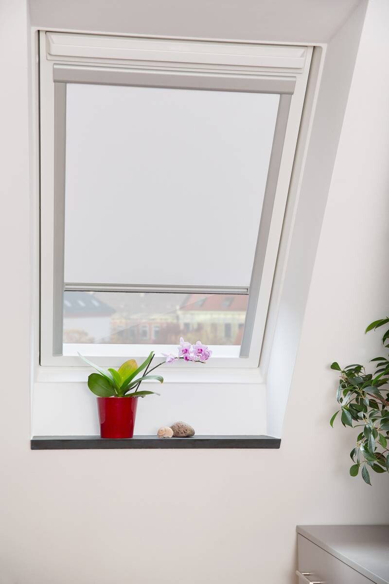 LICHTBLICK Dachfenster-Rollo Skylight VD weiß B/L: ca. 38,3x54 cm