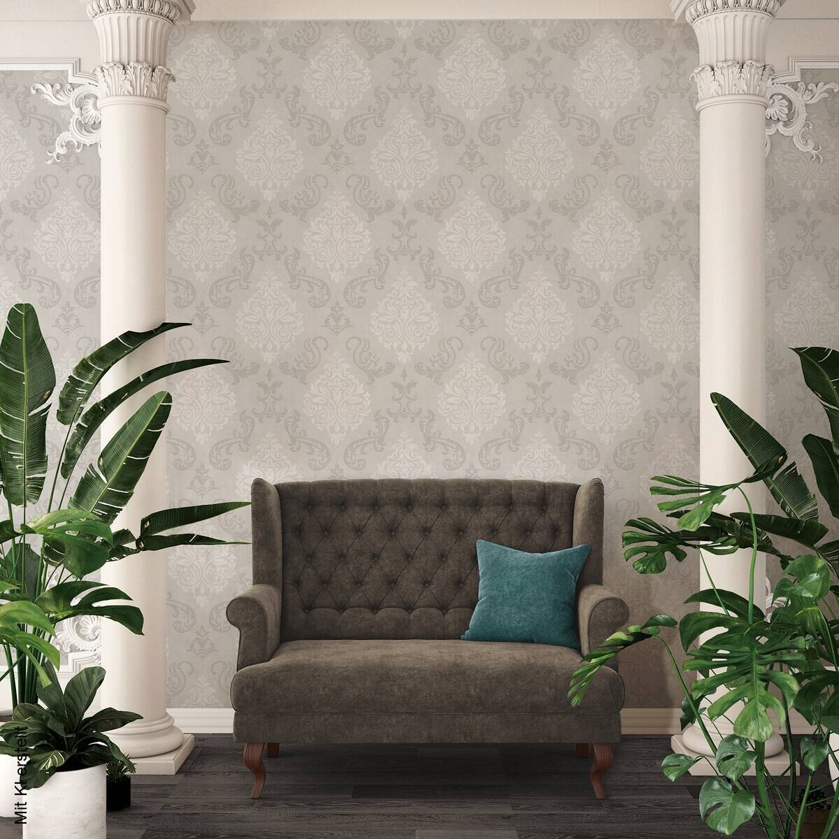 A.S.Creation Vliestapete Memory 3 Barock creme B/L: ca. 53x1005 cm