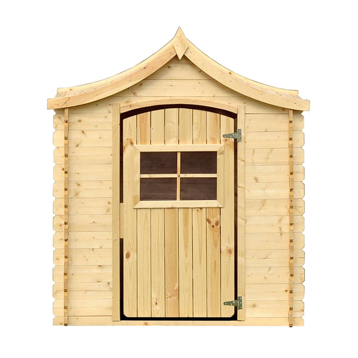 Timbela Kinderspielhaus M550 natur B/H/L: ca. 146x152x112 cm