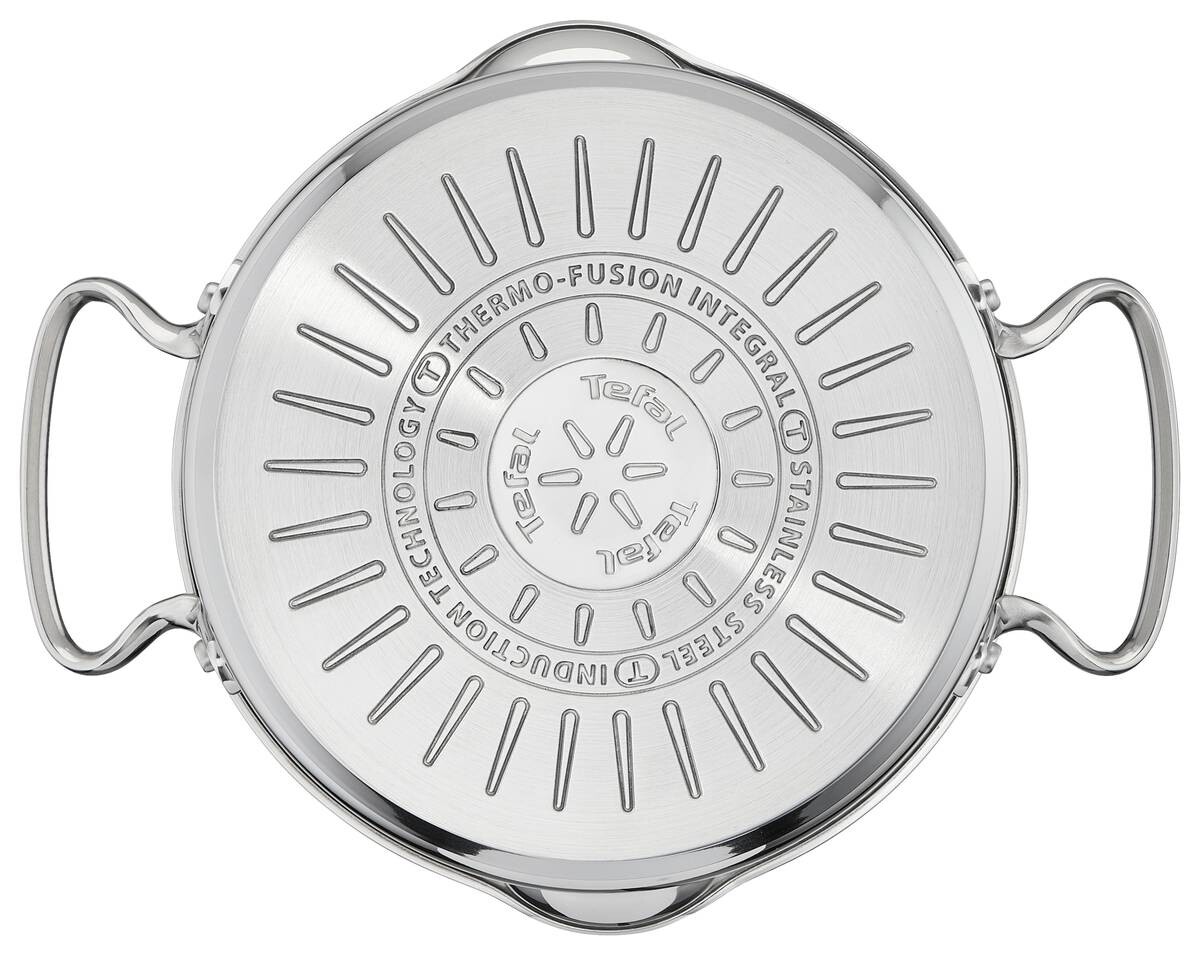 Tefal Topfset silber Edelstahl 7 tlg.