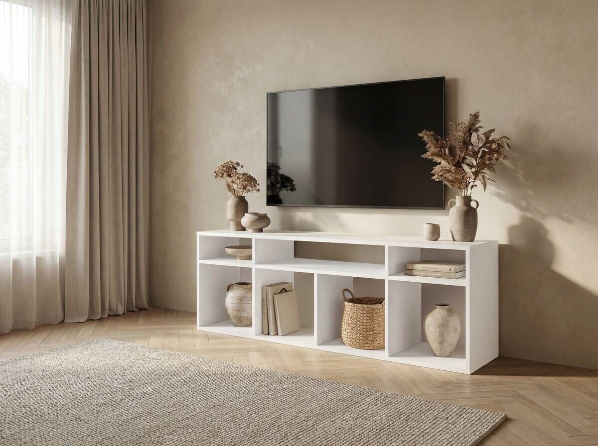 TV-Lowboard Max 56A weiß B/H/T: ca. 141x55x33 cm
