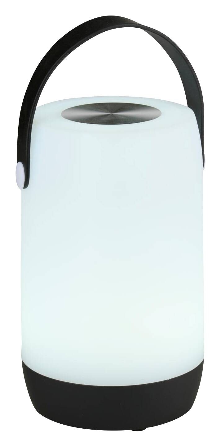 LED-Nachtlicht weiß schwarz B/H/D: ca. 10,5x10,5x18,8 cm