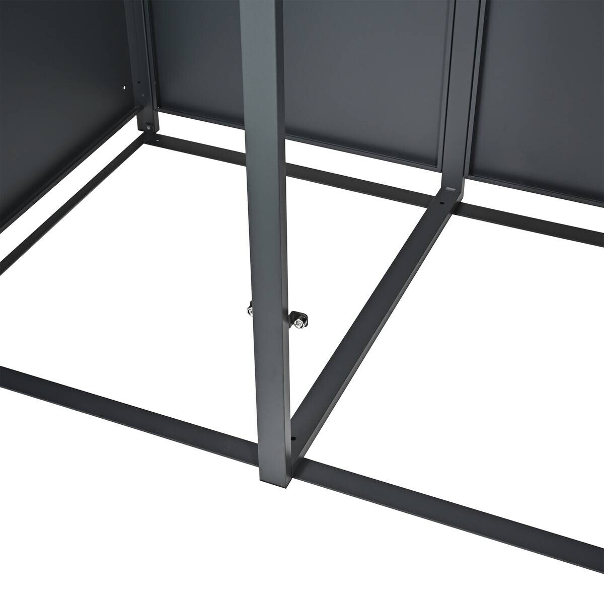 Westmann Mülltonnenbox Status anthrazit B/H/L: ca. 330x116x80 cm