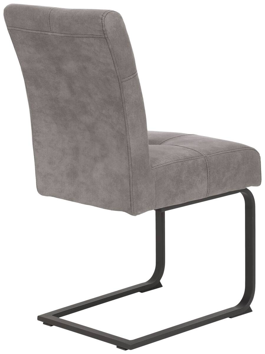 Essgruppe Luise grau Eiche Microfaser B/H/T: ca. 180x76x90 cm