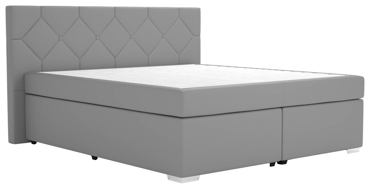Boxspringbett Wien grau Liegefläche B/L: ca. 180x200 cm