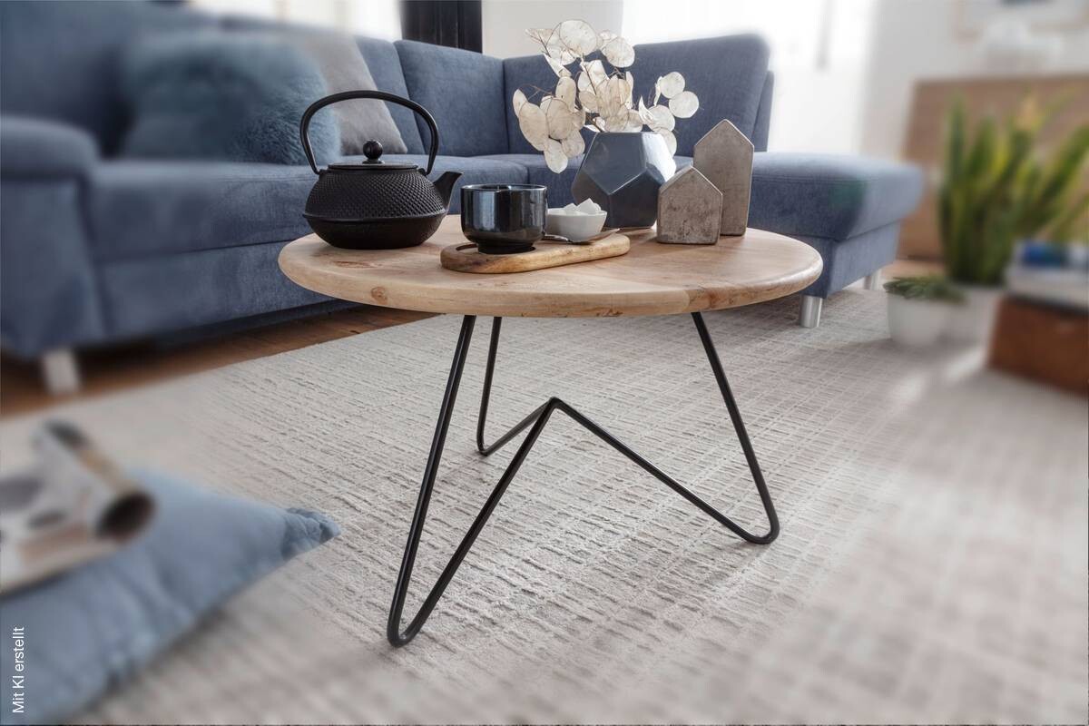 Couchtisch braun B/H/T: ca. 60x39x60 cm