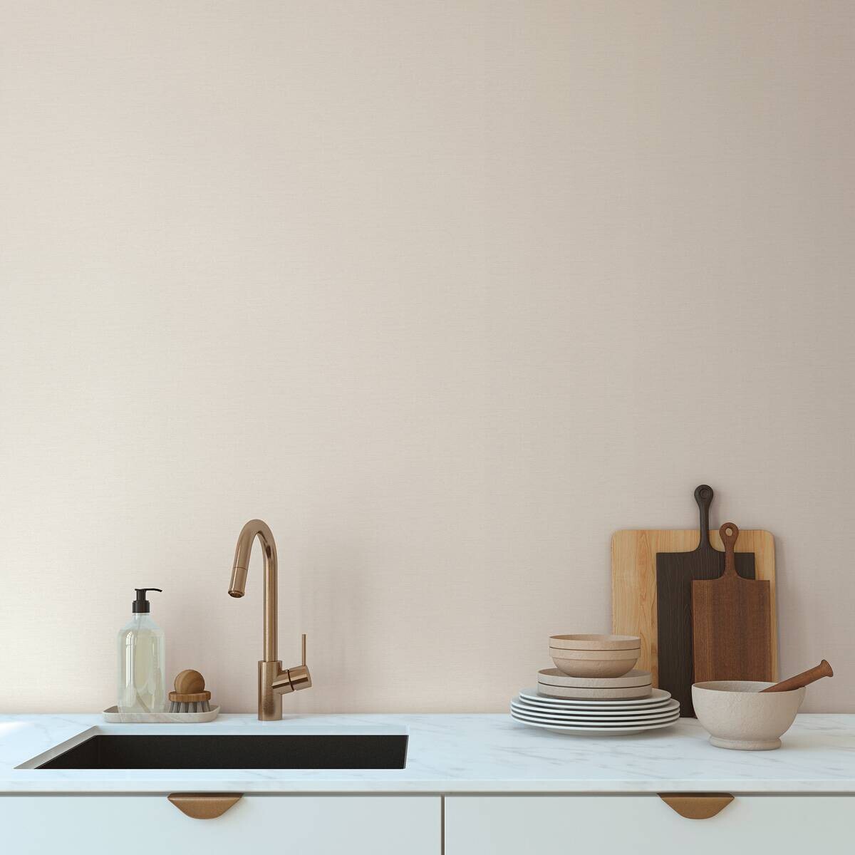 A.S.Creation Vliestapete creme B/H/D: ca. 53x1005x8,7 cm