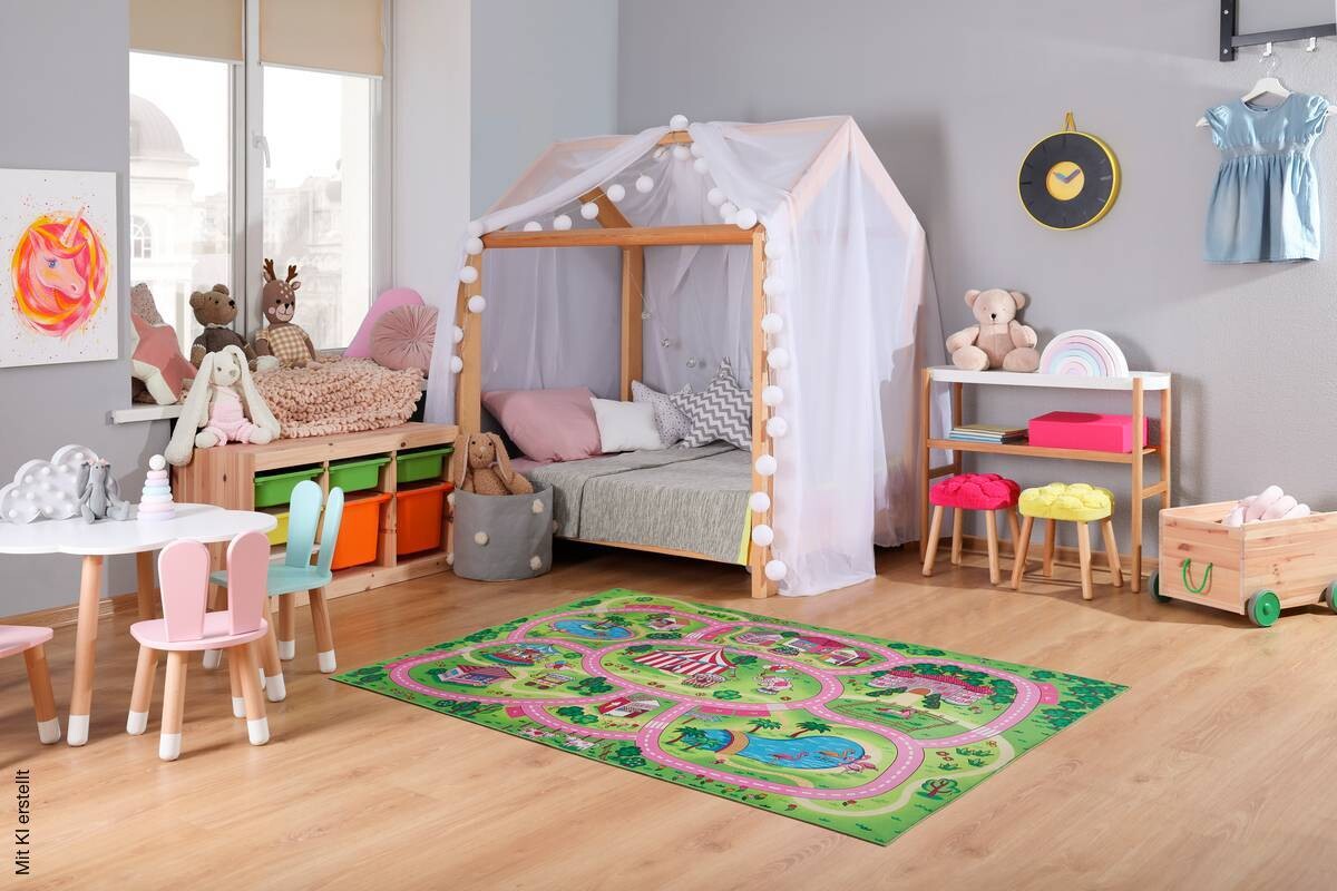 Andiamo Kinderteppich bunt B/L: ca. 100x150 cm