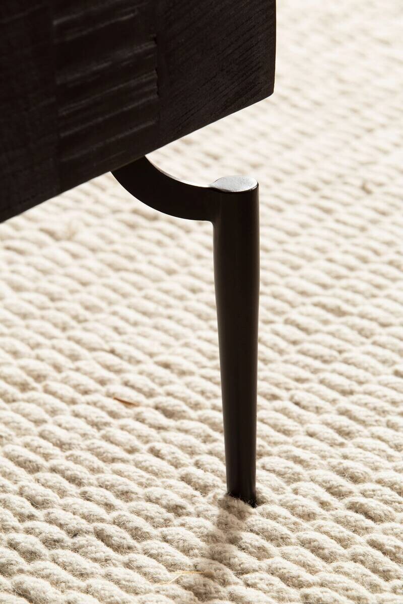 Wohnling Couchtisch schwarz Mango B/H/T: ca. 60x40x60 cm