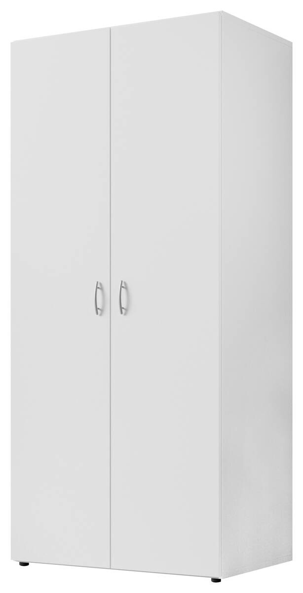 Kleiderschrank Joe weiß B/H/T: ca. 81x176x50,8 cm