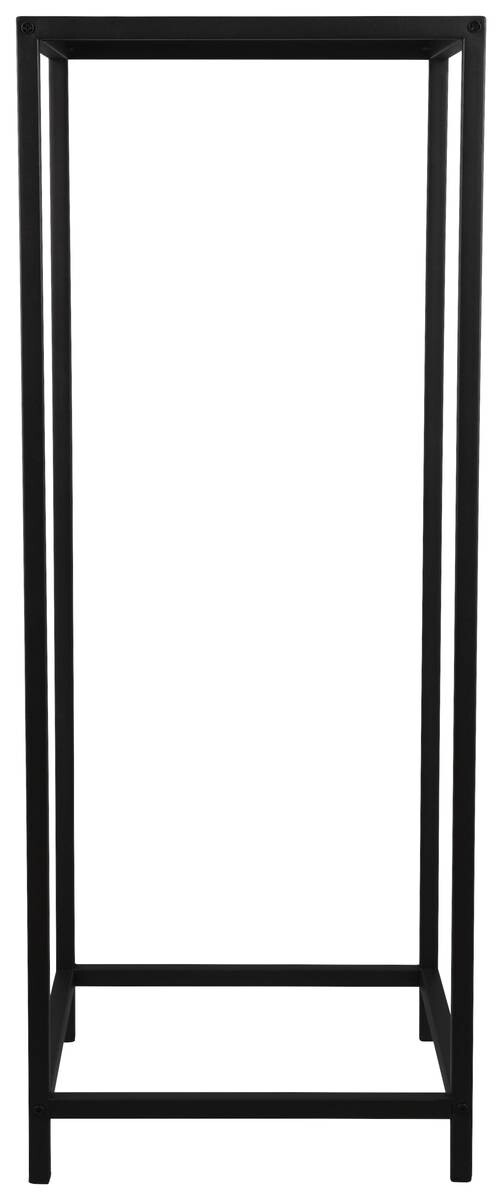 Beistelltisch Vera schwarz lackiert Metall B/H/T: ca. 31x80x31 cm