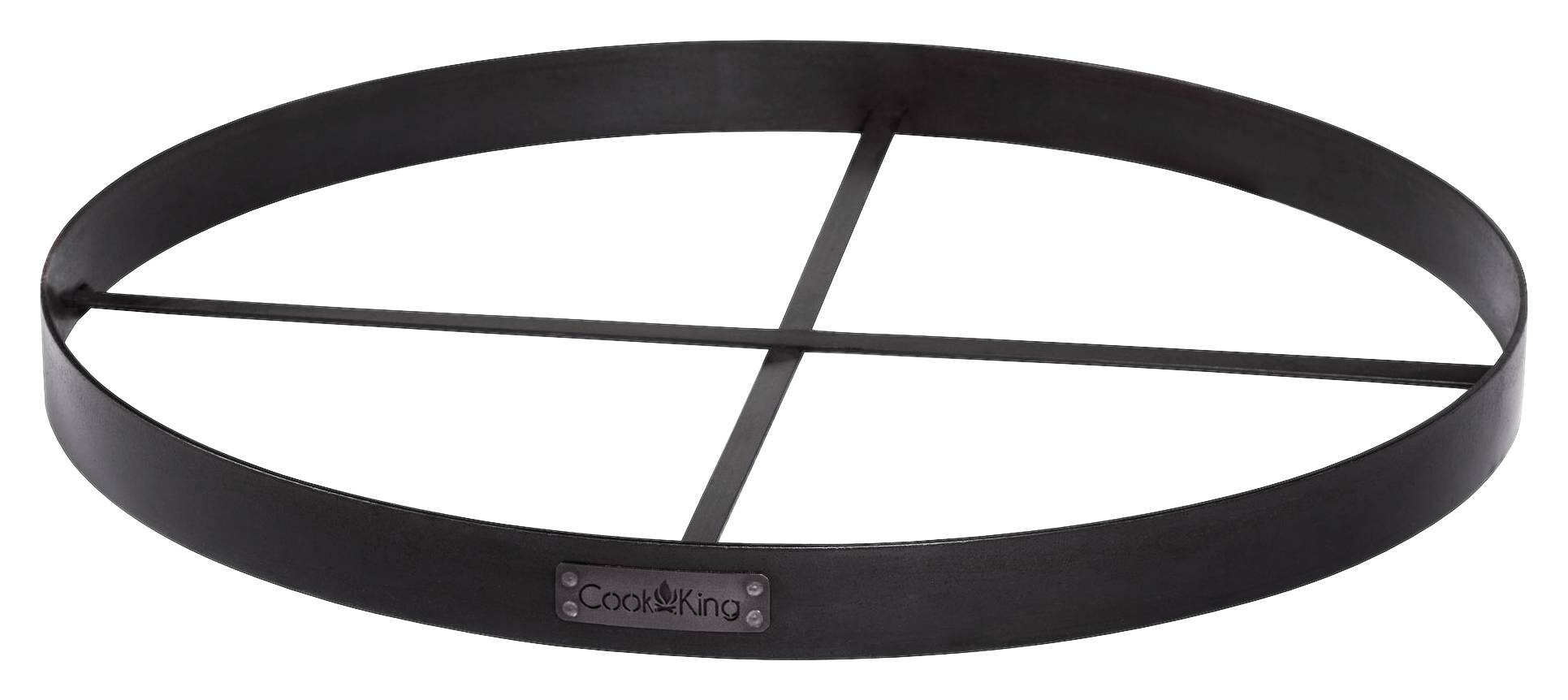CookKing Feuerschalenbasis 100 schwarz Stahl B/H/T: ca. 100x6x100 cm