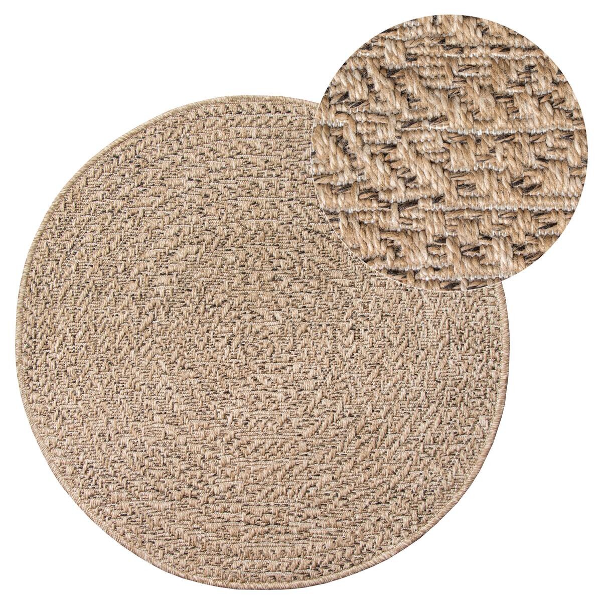 Merinos In-/Outdoor-Teppich Kenzy natur D: ca. 160 cm