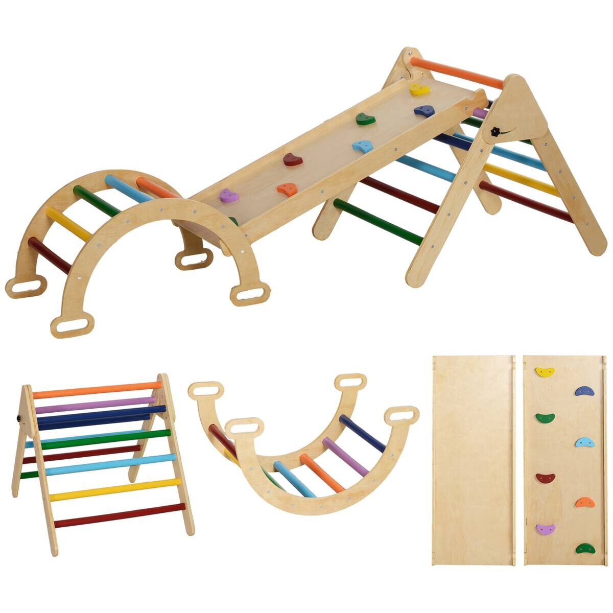 AIYAPLAY Klettergerüst multicolor B/H/L: ca. 64,5x63x178 cm
