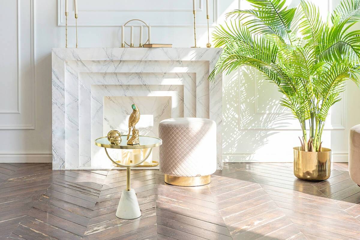 Beistelltisch Rocio 101 weiß B/H/T: ca. 46x46x54 cm