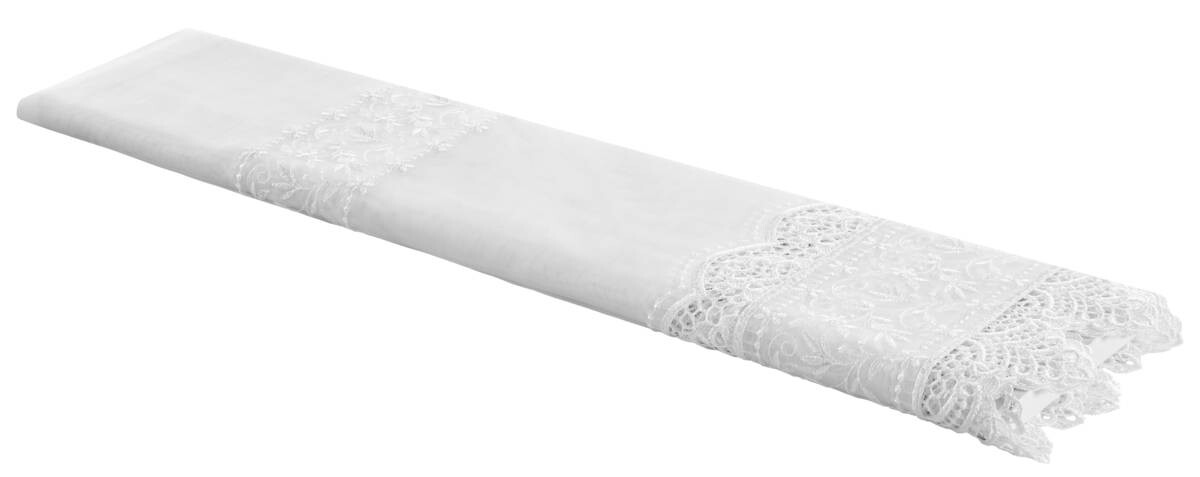 Store-Meterware Adin weiß 100% Polyester H: ca. 280 cm