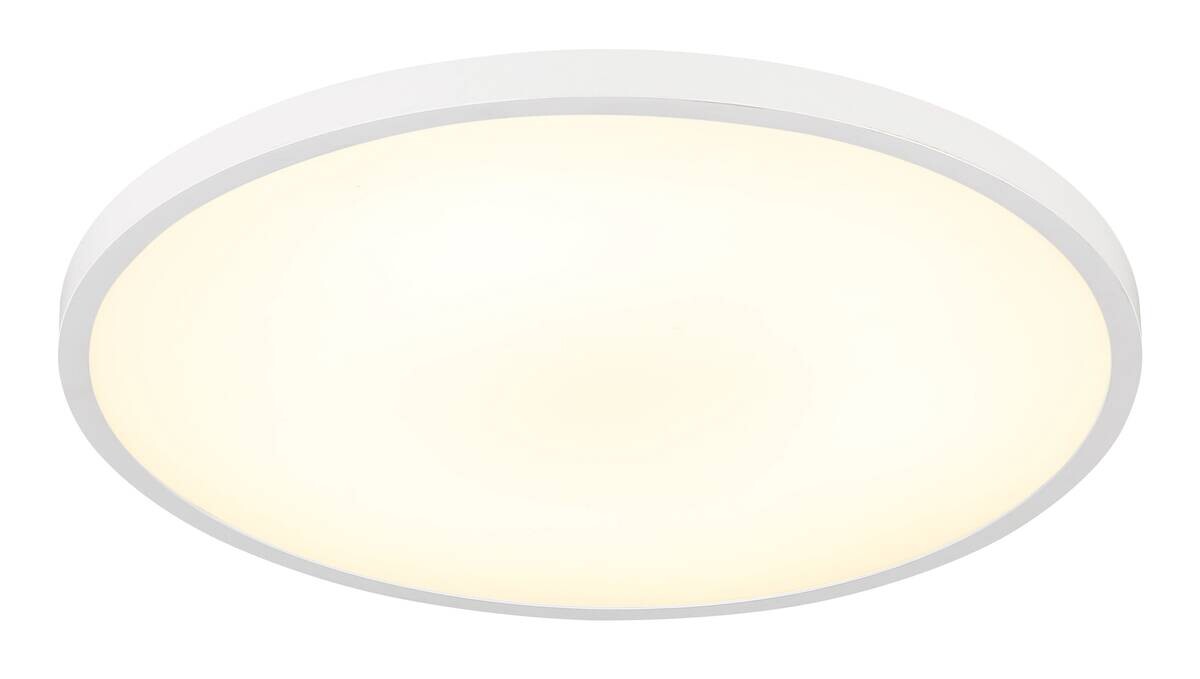 GLOBO Deckenleuchte Opal weiß Kunststoff H/D: ca. 3,5x30 cm 1 Brennstellen