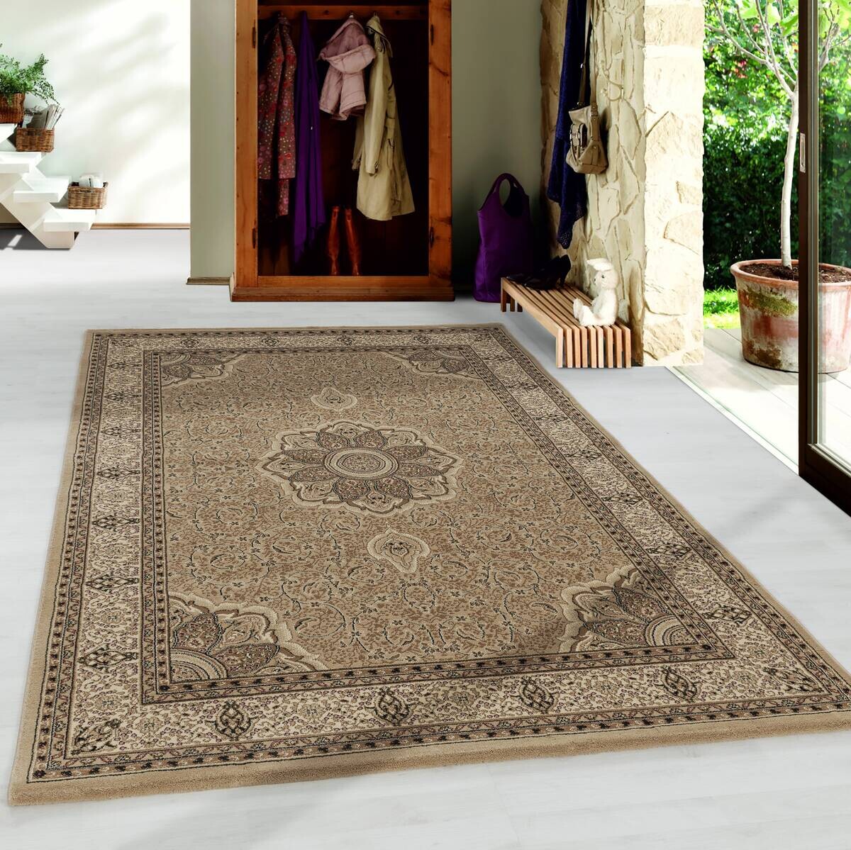 Ayyildiz Teppich KASHMIR beige B/L: ca. 120x170 cm