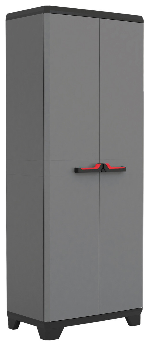 Keter Kunststoffschrank Stilo grau Kunststoff B/H/T: ca. 68x173x39 cm