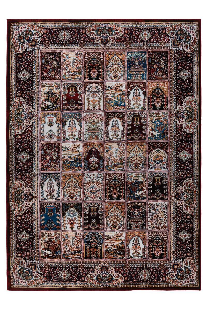 Kayoom Teppich Rocks 325 rot B/L: ca. 120x170 cm