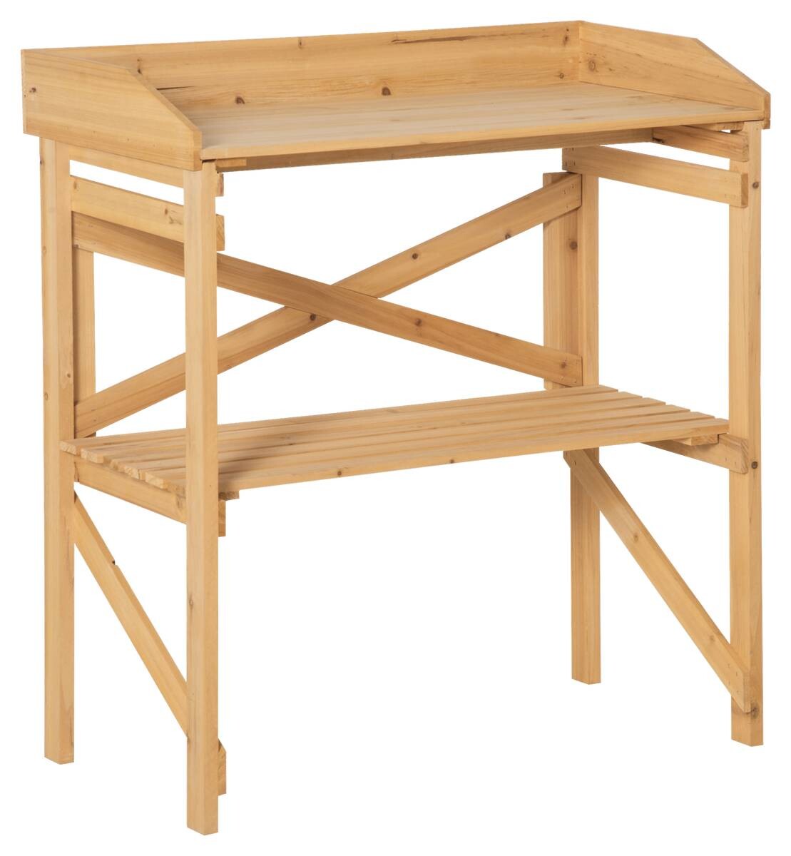 Outsunny Pflanztisch natur B/H/T: ca. 40x84x80 cm ca. 40 kg