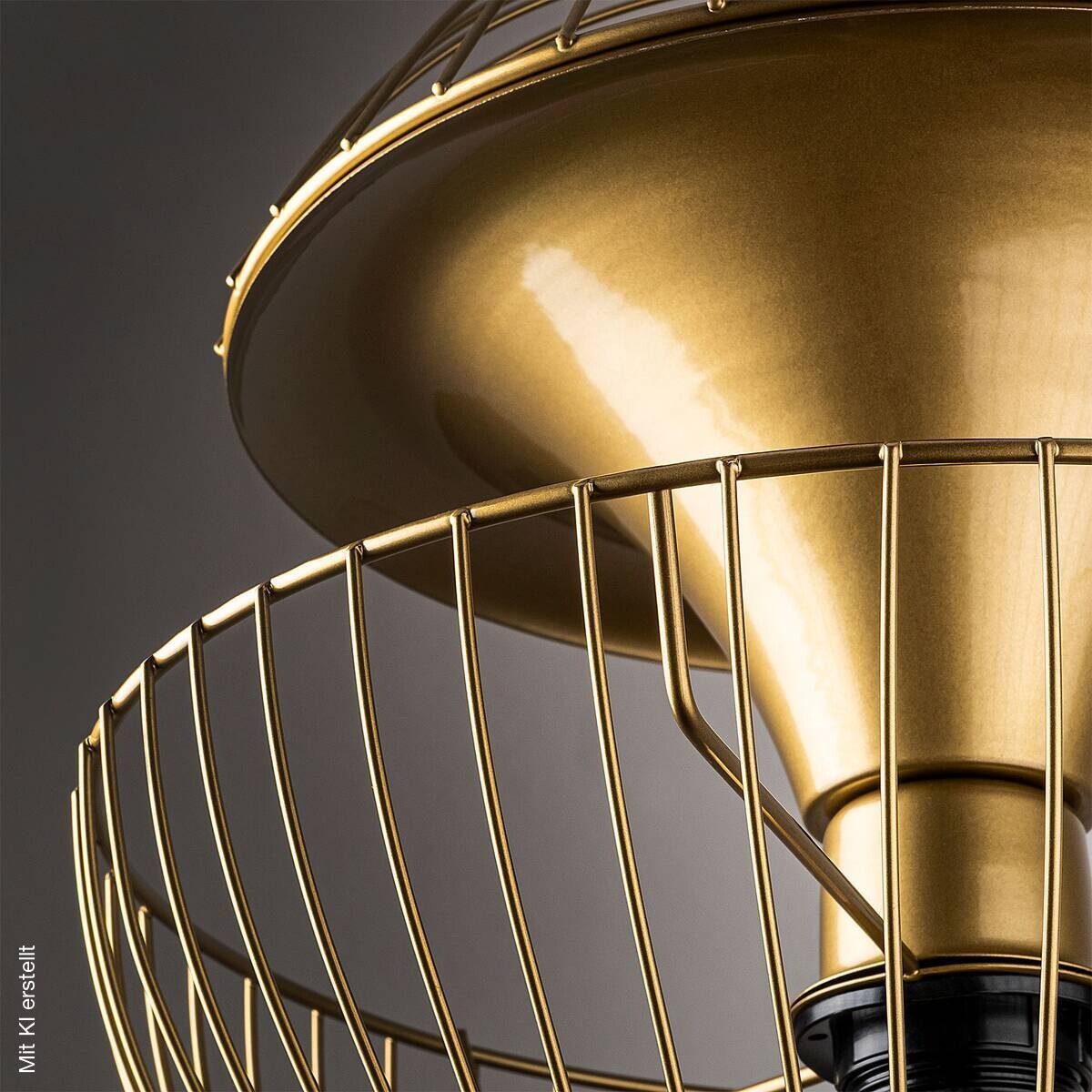 Opviq Pendelleuchte gold Metall B/H/T/L/D: ca. 30x135x30x30x30 cm E27 1 Brennstellen