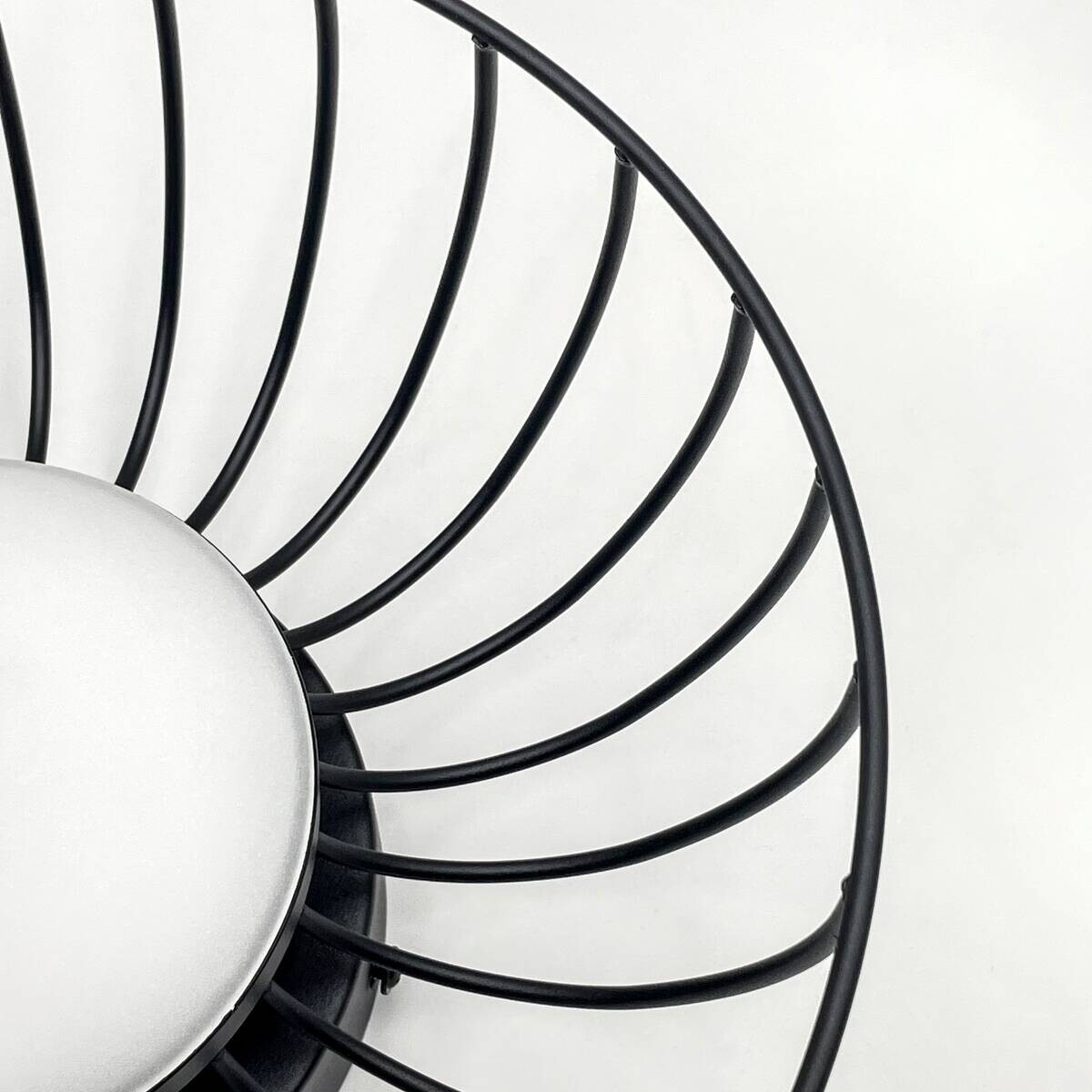 Lamkur Deckenleuchte schwarz Stahl B/H/L: ca. 27x27x17 cm