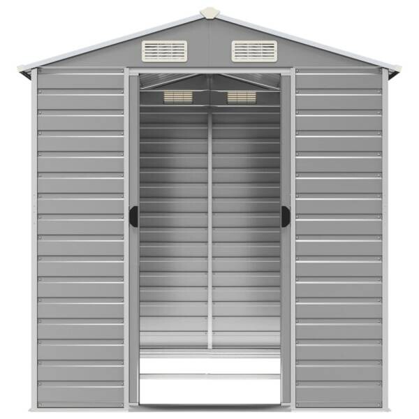 vidaXL Gartenhaus grau B/H/T: ca. 191x198x215 cm