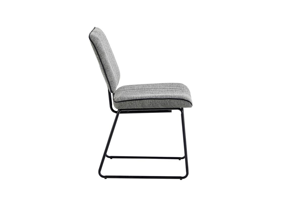 Stuhl LIAM 4er-Set grau B/H/T: ca. 45x83x61 cm