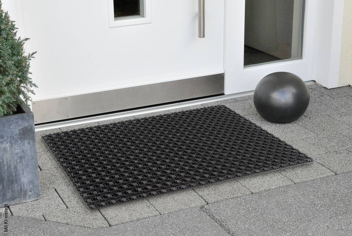 Fußmatte Swing schwarz B/L: ca. 40x60 cm