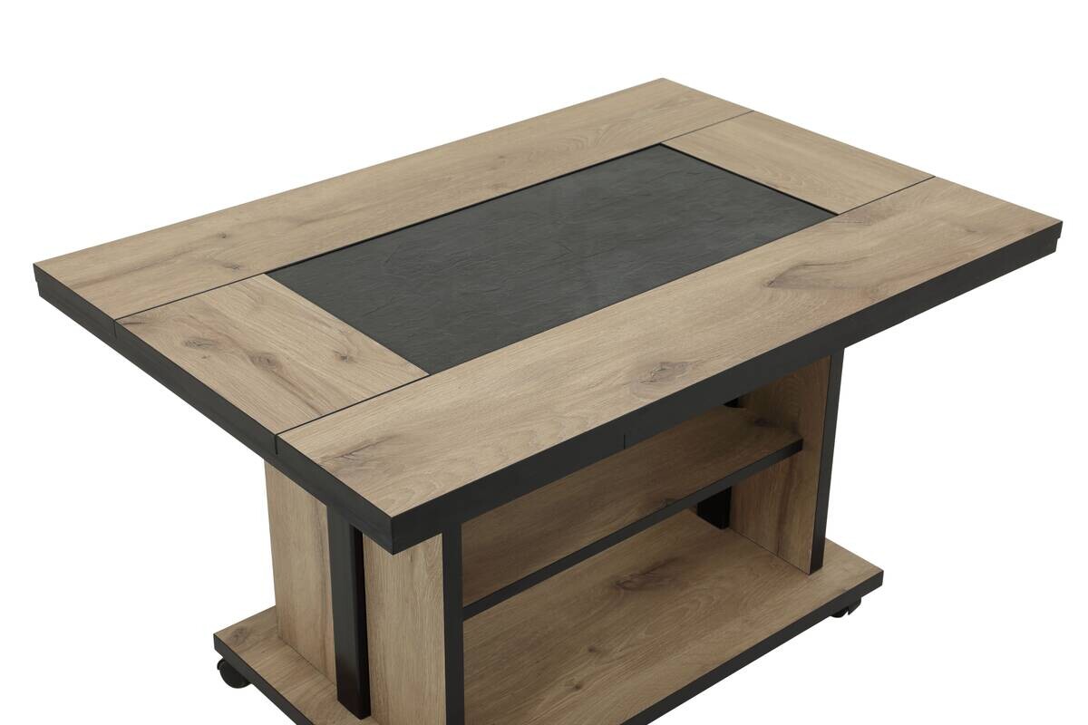 Hela Couchtisch Berlin braun Holzwerkstoff B/H/T: ca. 152x73x66 cm