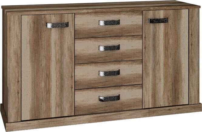 Sideboard Aalborg Oak Monument Nachbildung Spanplatte B/H/T: ca. 159x86x40 cm | Oak | 159,00/86,00/40,00 cm