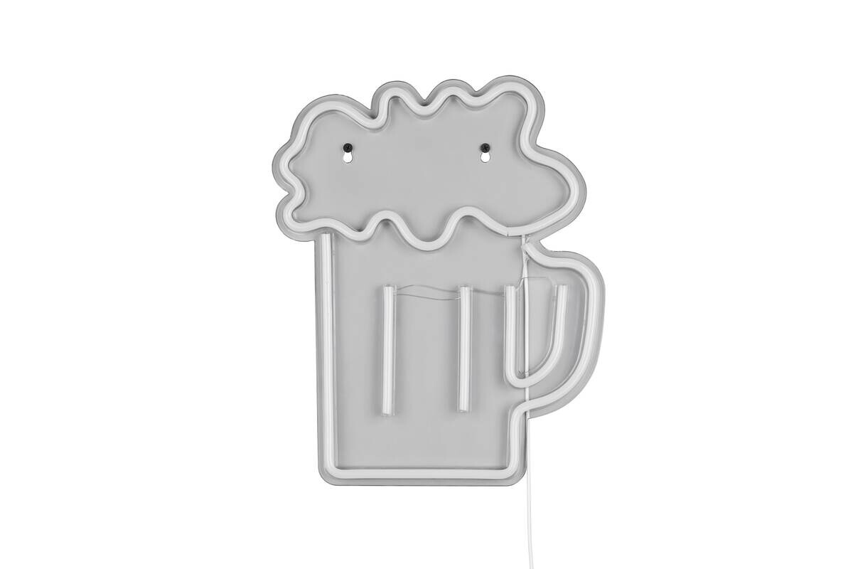 Reality LED-Wandleuchte Beer B/L: ca. 29,5x36 cm