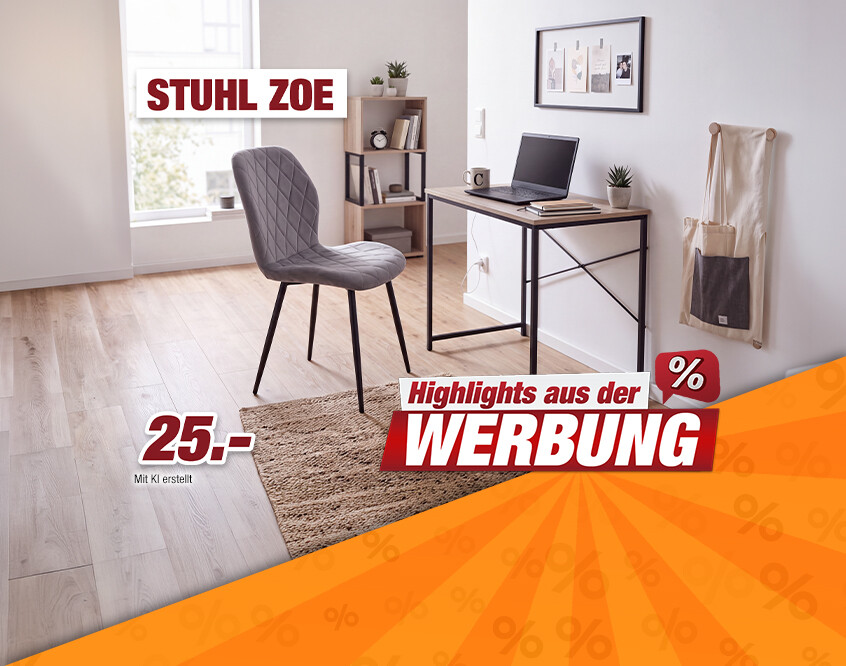 Unsere Werbe Highlights - Stuhl Zoe
