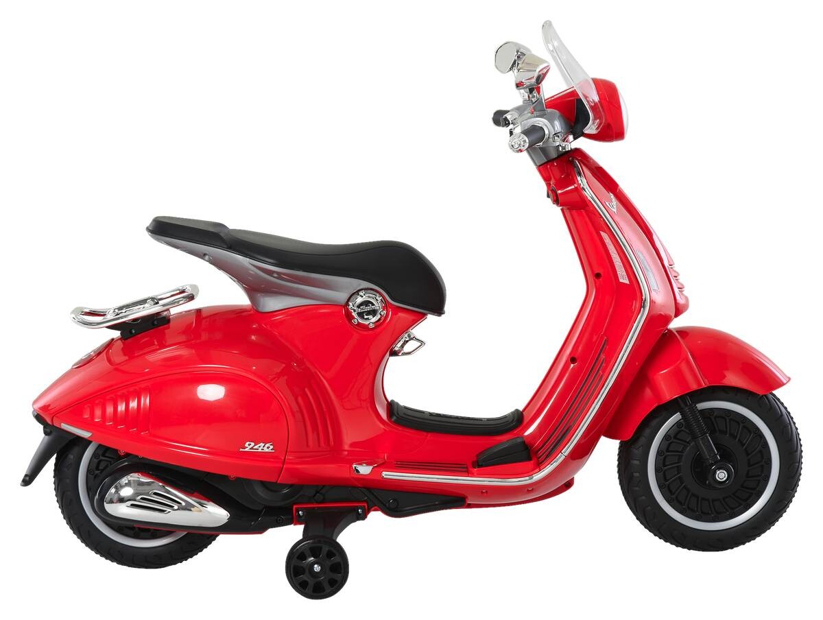HOMCOM Kinder-Elektro-Motorrad rot B/H/L: ca. 49x75x108 cm