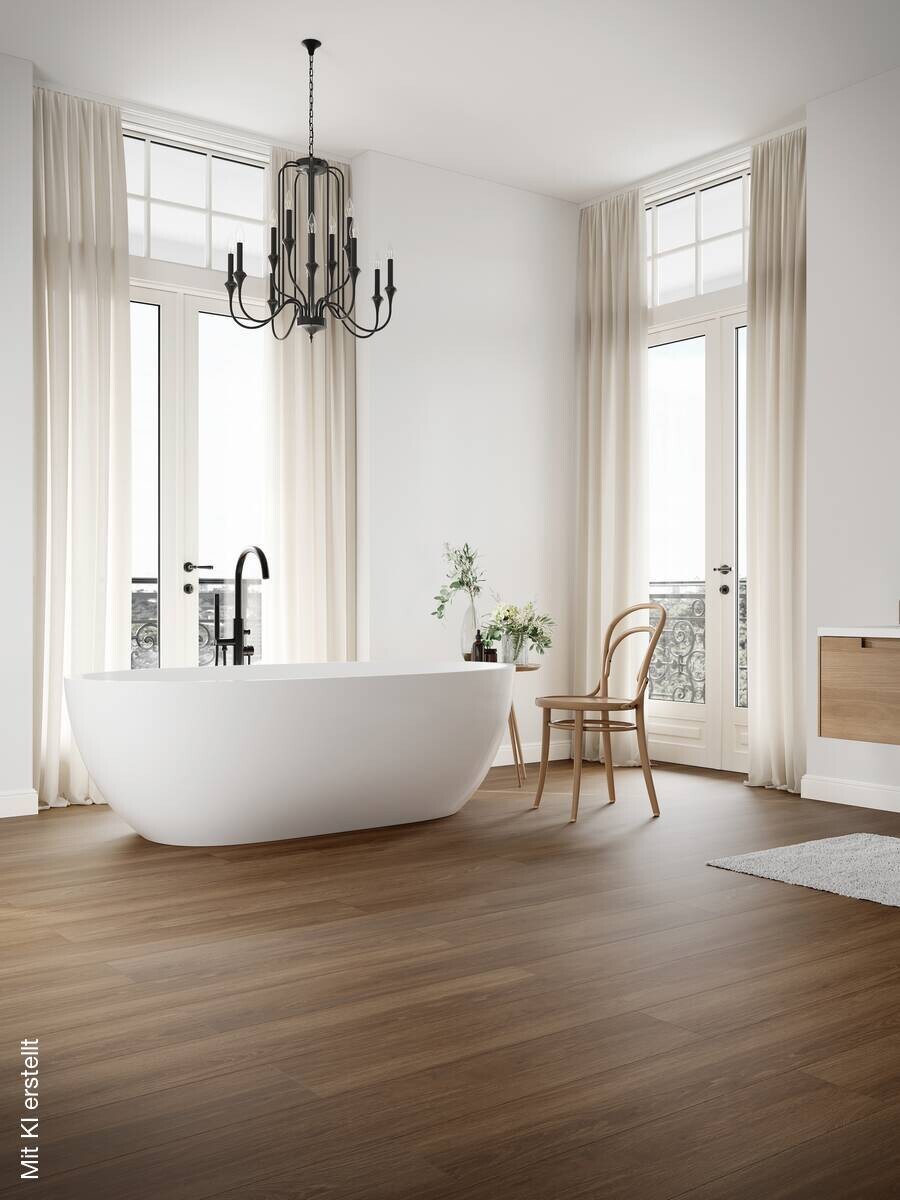 Click-Vinylboden Marrone Oak 2,304 m² im Paket B/L: ca. 120x24 cm pro Paket