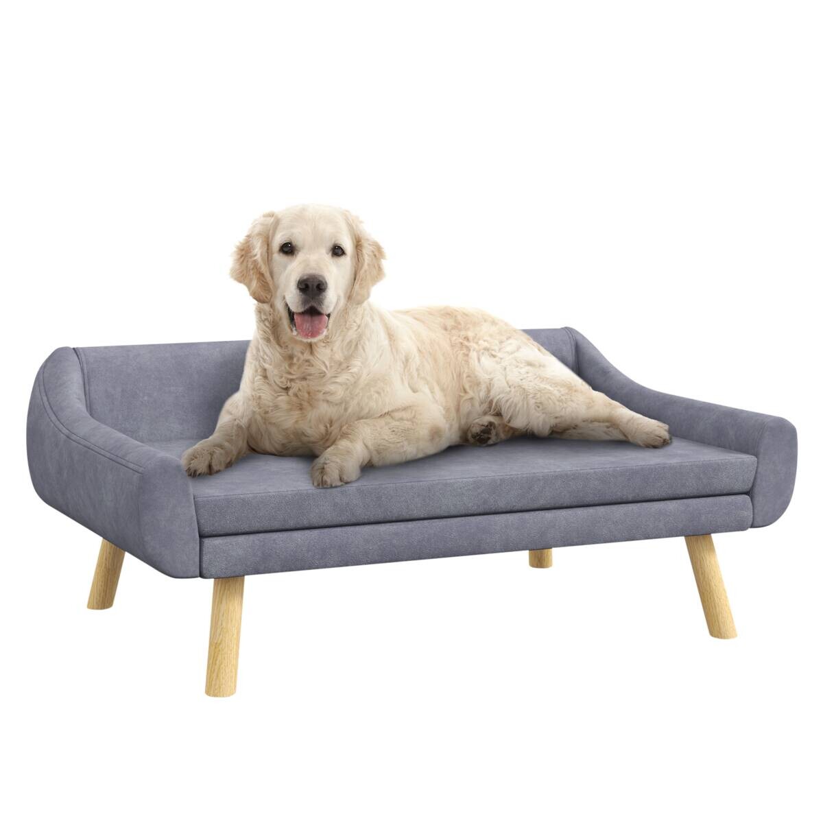 PawHut Hunde-Zubehör grau Polypropylen B/H/L: ca. 58,5x102x42,5 cm