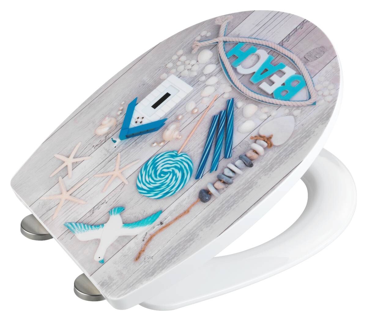 WENKO WC-Sitz Beach Thermoplast