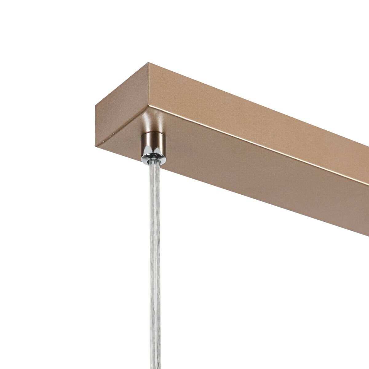 Nolo Pendelleuchte Cappuccino Metall E27 3 Brennstellen