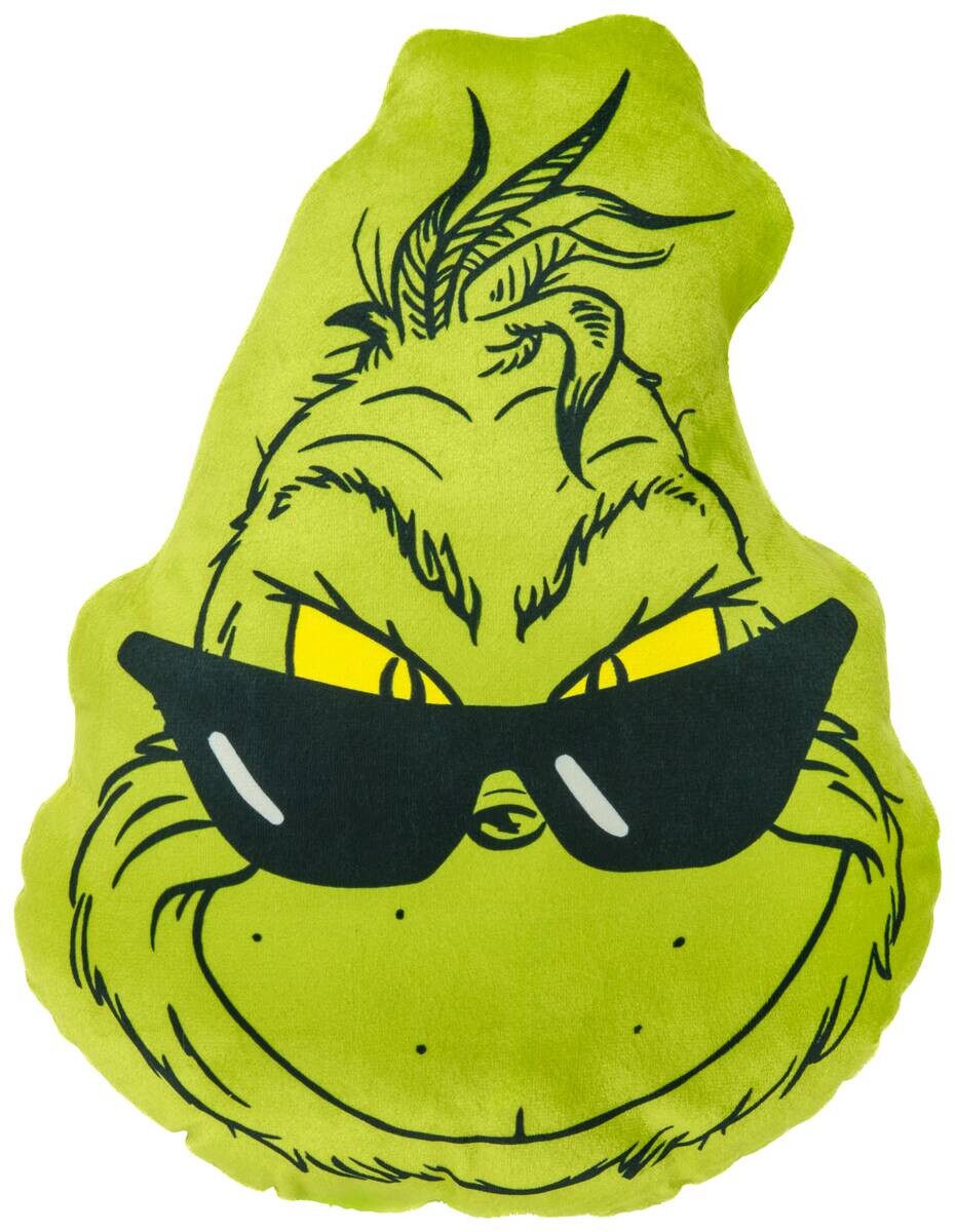 Dekokissen Grinch grün Polyester B/L: ca. 27x36 cm