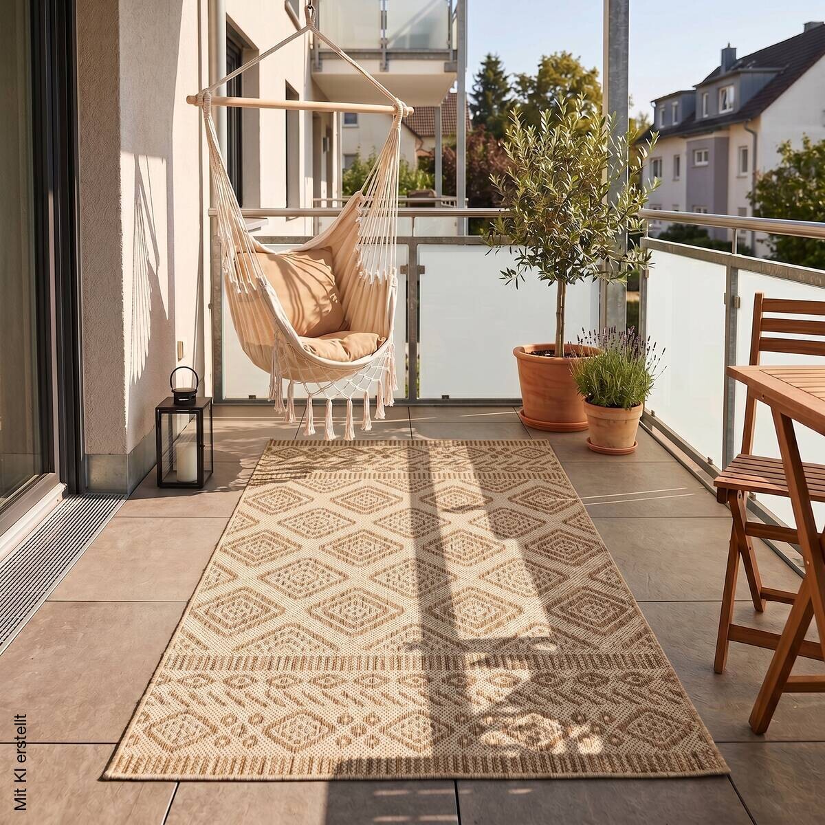 Ayyildiz Flachwebteppich MIRA beige B/L: ca. 80x150 cm