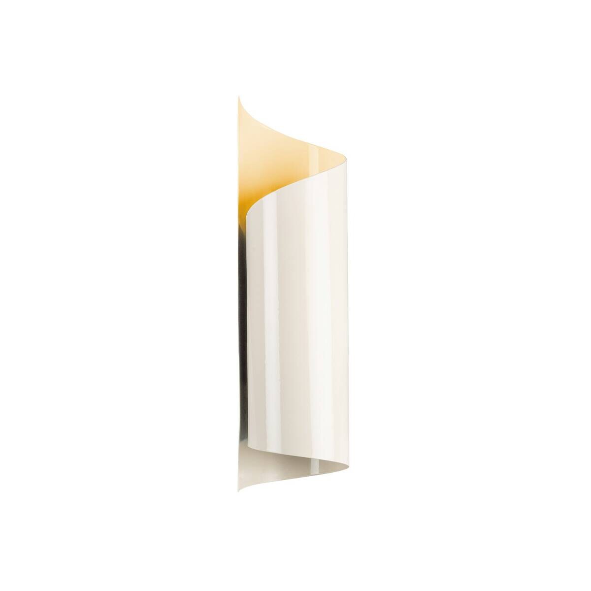 Opviq Wandleuchte creme Eisen B/H/L: ca. 16x35x10 cm E27 1 Brennstellen