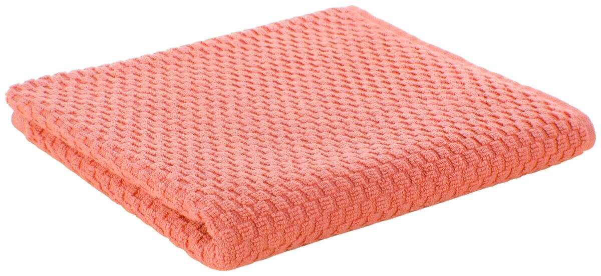 POCOline Handtuch Popcorn apricot 100% Baumwolle B/L: ca. 50x100 cm