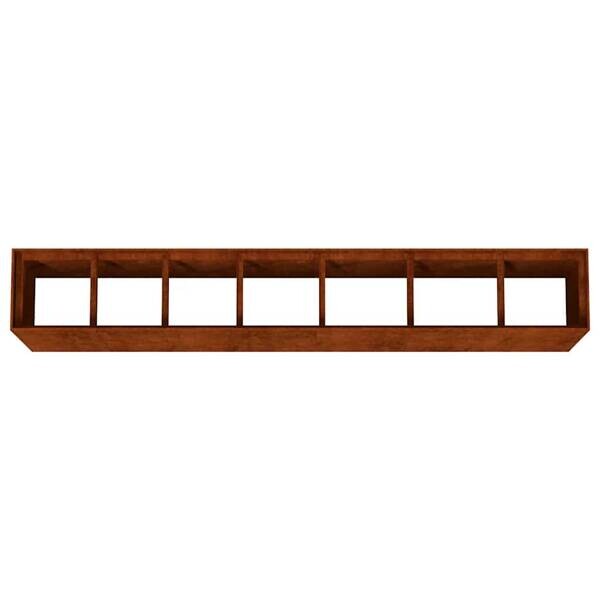 Hochbeet braun Stahl B/H/T/L: ca. 40x80x40x280 cm