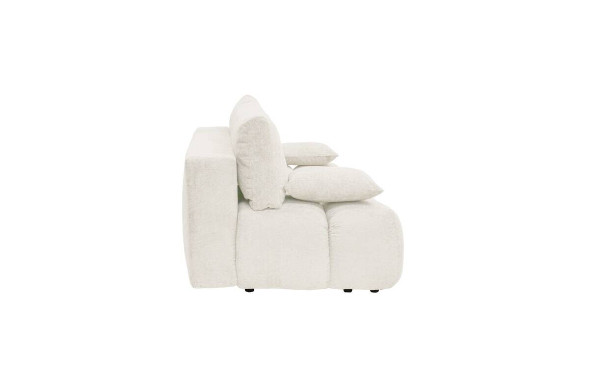 Schlafsofa weiß Polyester B/H/T: ca. 210x72x105 cm